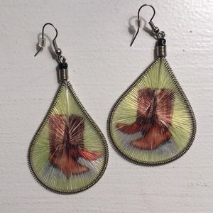 Cowgirl Threaded Teardrop Earrings
